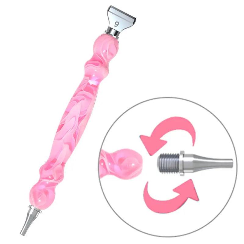 Ergonomische Pen kleurig met metalen tip